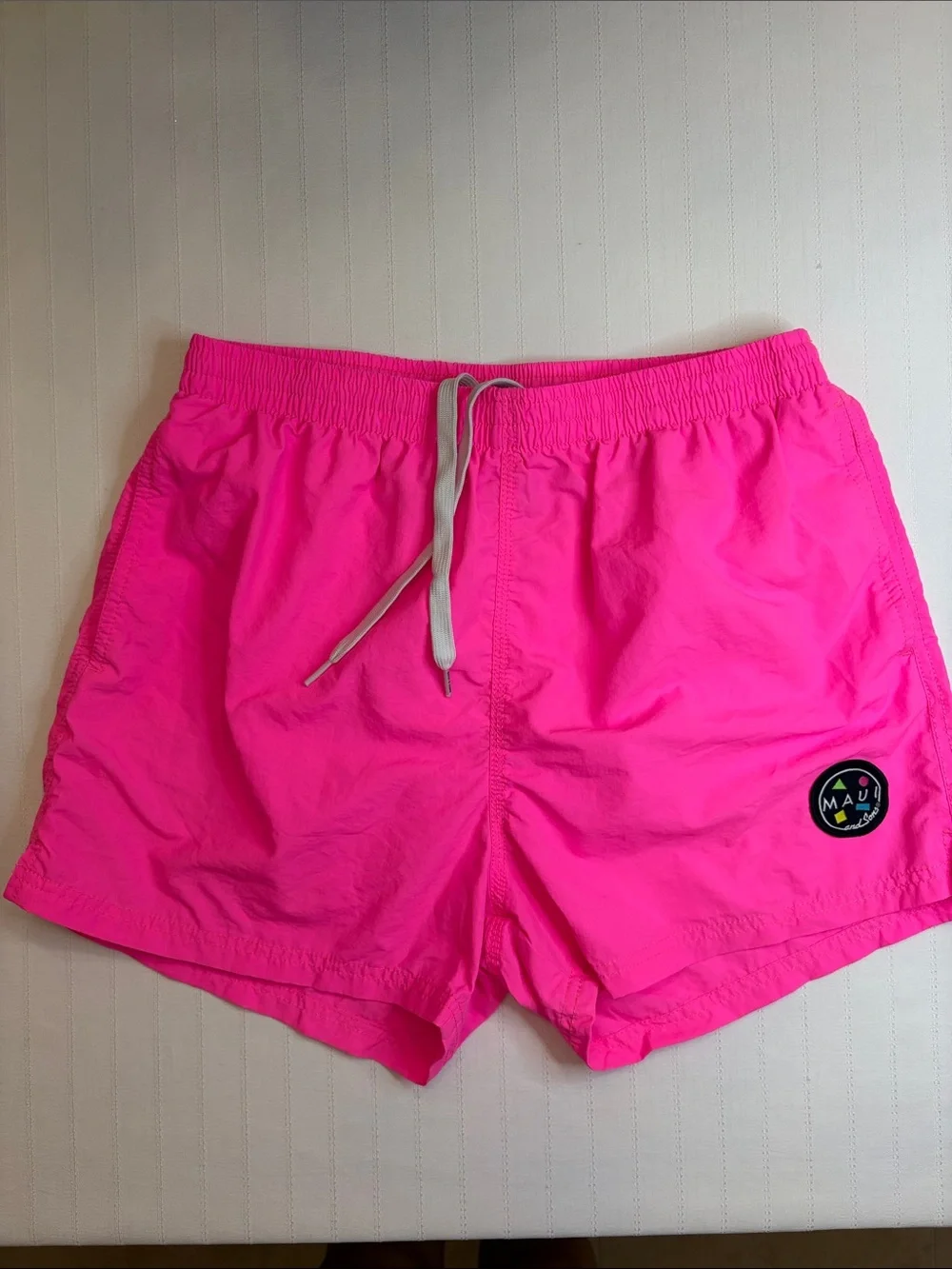 Maui and Sons Neon Pink Women's Athletic Shorts